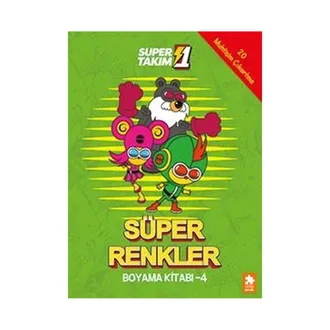 Süper 1 Takım Süper Renkler Boyama Kitabı