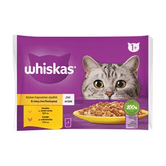 Whiskas Kümes Hayvanlı Seçim Poşet Yaş Mama 4x85 G