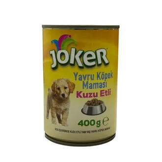 Joker Kuzu Etli Tam Yaş Yavru Köpek Maması 400 G