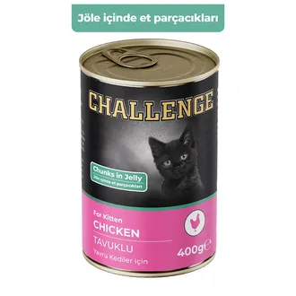 Challenge Tavuklu Yavru Kedi Konservesi 400 G
