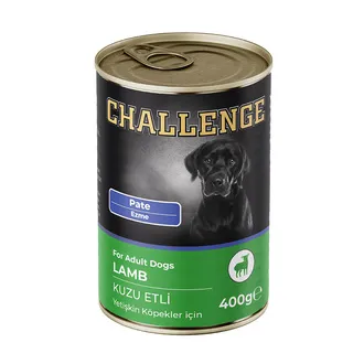 Challenge Pate Kuzu Etli Yetişkin Köpek Konservesi 400 G
