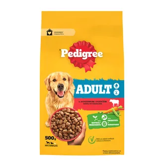 Pedigree Yetişkin Köpek Maması Sığırlı & Sebzeli 500 G