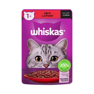 Whiskas Sığırlı Poşet Yaş Mama 85 G