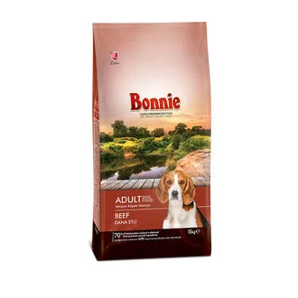 Bonnie Köpek Kuru Mama Yetişkin Beef 15 Kg