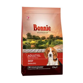 Bonnie Beef Dana Etli Yetişkin Kuru Köpek Maması 2,5 Kg