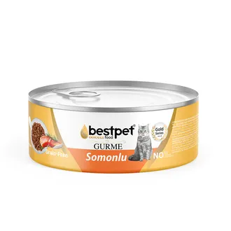 Bestpet Gurme Somon Soslu Yetişkin Kedi Konservesi 85 G