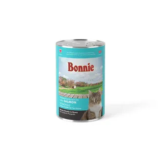 Bonnie Somonlu Yetişkin Kedi Maması 400 G