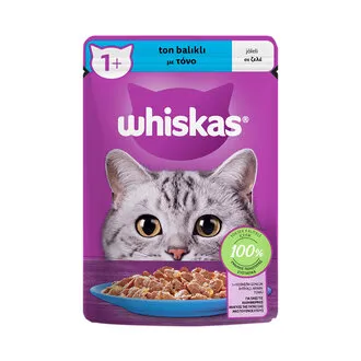Whiskas Ton Balıklı Poşet Yaş Mama 85 G