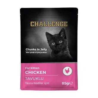 Challenge Tavuklu Yavru Kedi Pouch 85 G