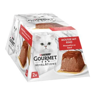 Gourmet Revelations Sığır Etli Yaş Kedi Maması 2 x 57G