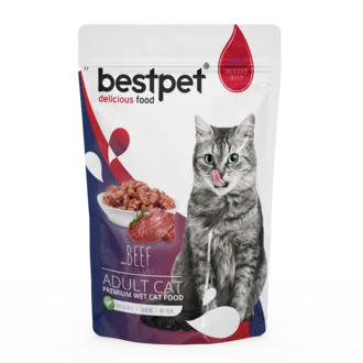Bestpet Premium Sığır Etli Pouch 85 G