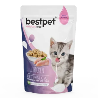 Bestpet Premium Tavuklu Kedi Pouch 85 G