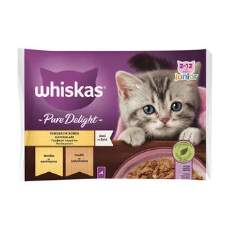 Whiskas Güveç Yavru Kedi Poşet Mama 4x85 G