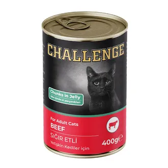 Challenge Sığır Etli Yetişkin Kedi Konservesi 400 G