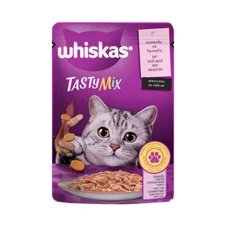 Whiskas Tasty Mix Somonlu ve Havuçlu Yaş Mama 85 G