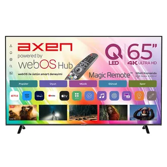 Axen AX65QMN252 65'' UHD Webos 2.0 Qled Tv
