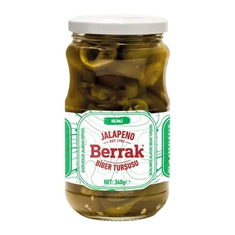 Berrak Jalapeno Acı Biber Turşusu 340 G