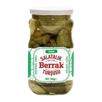 Berrak Sandviç Salatalık Turşusu 340 G