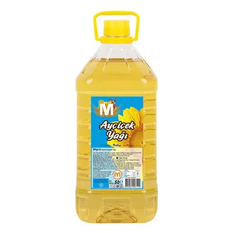 Migros Ayçiçek Yağı 5 L Köşeli Pet