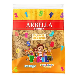 Arbella Pırıl Sevimli Rakamlar Vitaminli Makarna 350G