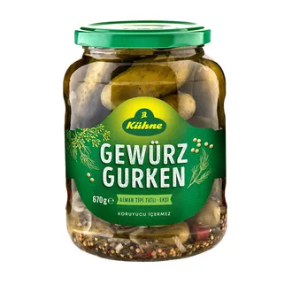 Kühne Salatalık Turşusu Alman Tipi 670 G