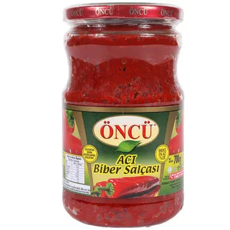 Öncü Biber Salçası Acı Cam 700 G
