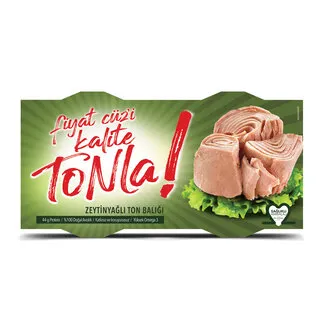 Kalite Tonla Zeytinyağlı Ton Balığı 2x150 G