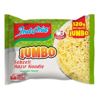 Indomie Jumbo Sebzeli Hazır Noodle 120 G