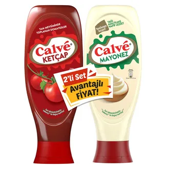 Calve İkili Set Ketçap 610 G + Mayonez 540 G
