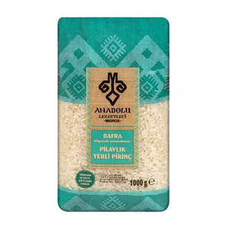 Anadolu Lezzetleri Bafra Yerli Pilavlık Pirinç 1 Kg