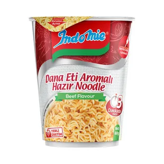 Indomie Dana Eti Çeşnili Noodle (Bardak) 60 G