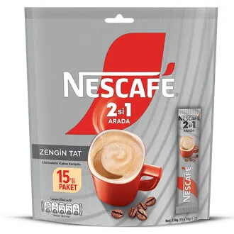 Nescafe 2'si 1 Arada Paket 15 x 10 G