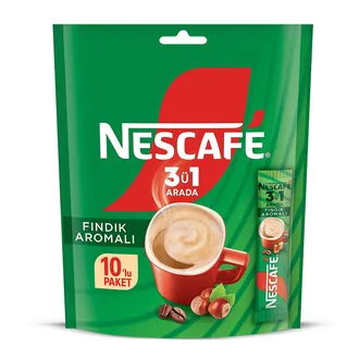 Nescafe 3ü1 Arada Fındıklı 10x17 G