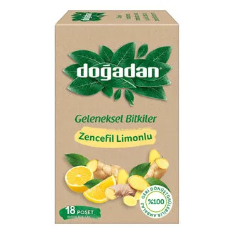 Doğadan Zencefil Limonlu Bitki Çayı 18'li 35 G