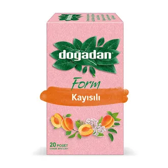 Doğadan Form Kayısılı Karışık Bitki Çayı 40 G