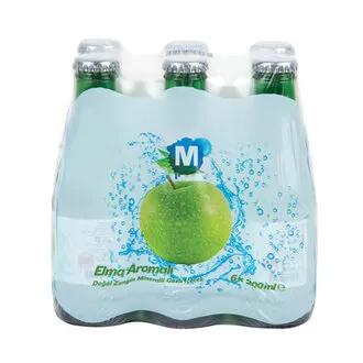 Migros Elma Doğal Zengin Mineralli İçecek 6 x 200 Ml