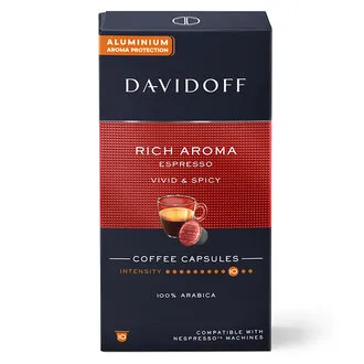 Davidoff Rich Aroma Espresso Kapsül Kahve 10'lu 55 G