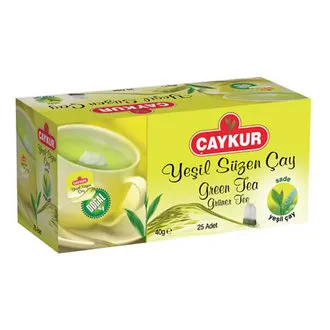 Çaykur Yeşil Çay Bardak Poşet 25'li