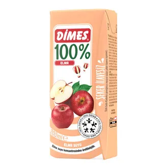 Dimes Premium %100 Elma Suyu 200 Ml