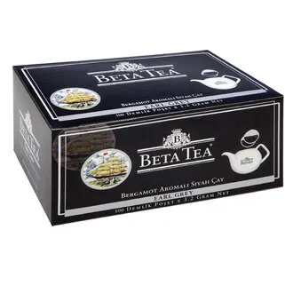 Beta Tea Earl Grey Demlik Poşet 100 x 3.2 G