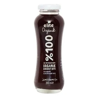 Elite Organik Sıkma Karadut Suyu 200 Ml