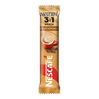 Nescafe 3'ü 1 Arada Sütlü Köpüklü 17,4 G