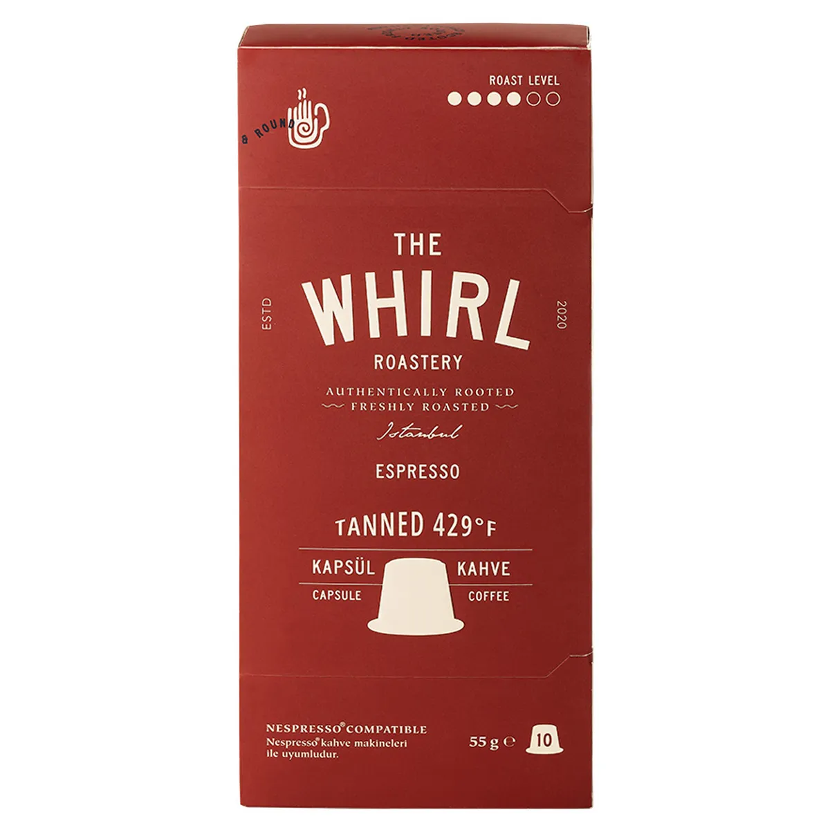 The Whirl Espresso Medium Kapsül Kahve 10'lu 55 G