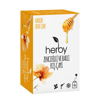 Herby Zencefilli ve Ballı Kış Çayı 18'li 27 G
