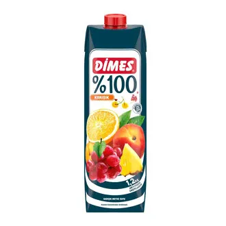 Dimes %100 Karışık Meyve Suyu 1 L