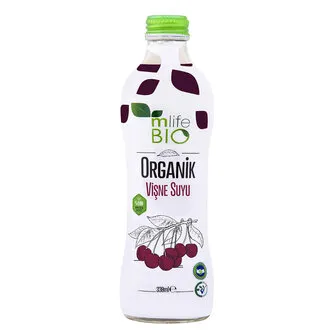 M Life Organik Vişne Suyu 330 Ml