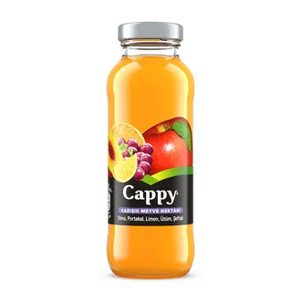 Cappy Karışık Meyve Nektarı Cam Şişe 250 Ml