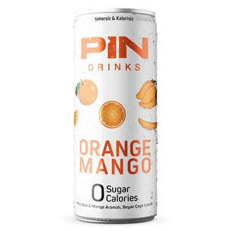 Pin Drinks Portakal Mango Kutu 250 Ml