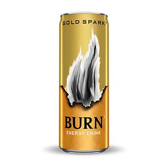 Burn Gold Spark Enerji İçeceği Kutu 250 ML