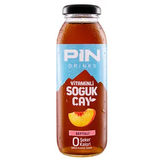 Pin Soğuk Çay Şeftali 250 Ml Cam